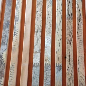 Revestimento Painel Ripado Rústico -  Peroba Rosa Demolição ( Valor m²)