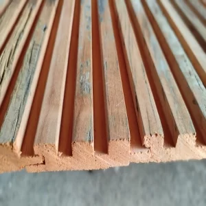 Revestimento Painel Ripado Rústico -  Peroba Rosa Demolição ( Valor m²)
